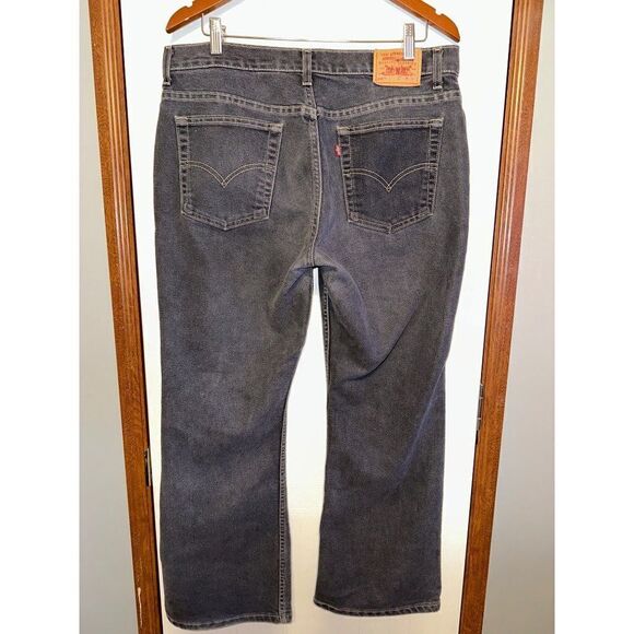 Levi’s 515 Vintage Black Boot Cut Jeans  Size 16 - Picture 4 of 11